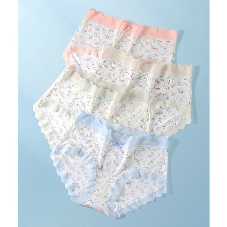 花柄レ－スショ－ツ6枚セットM L ショ－ツ | nijibra | 詳細画像3 