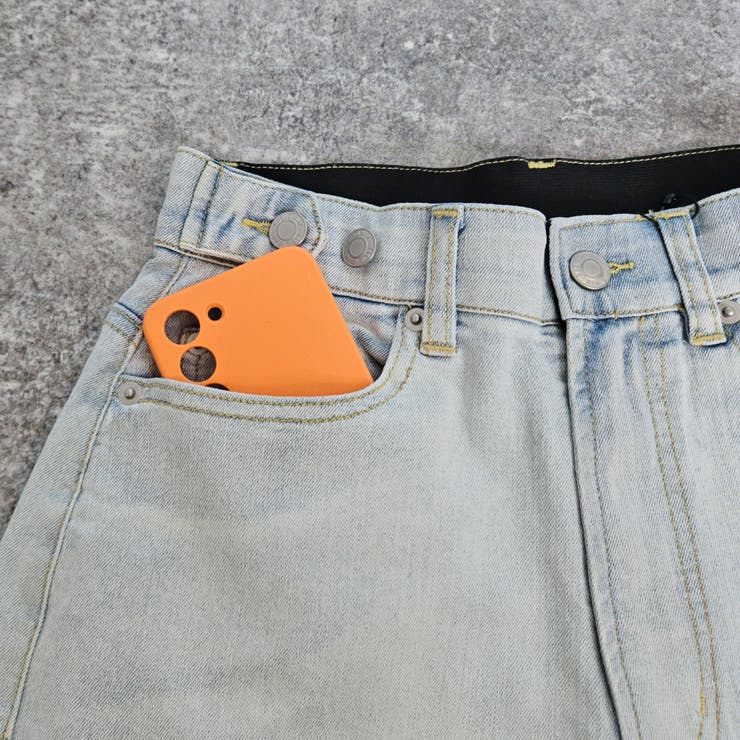 サイドスリットデニムパンツ ストーンパンツ ジーンズ | nijibra | 詳細画像11 