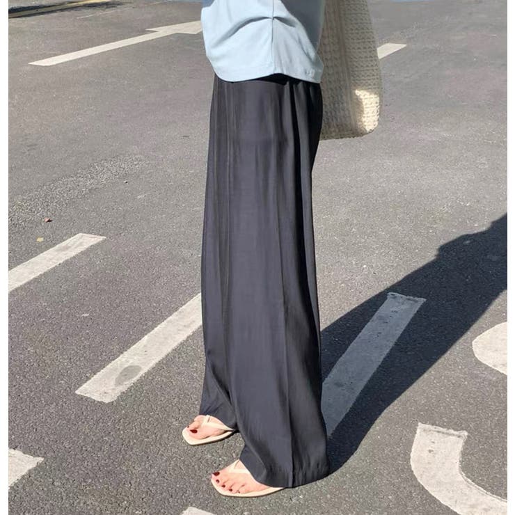 ひんやり接触冷感 セミワイド パンツ | nijibra | 詳細画像9 