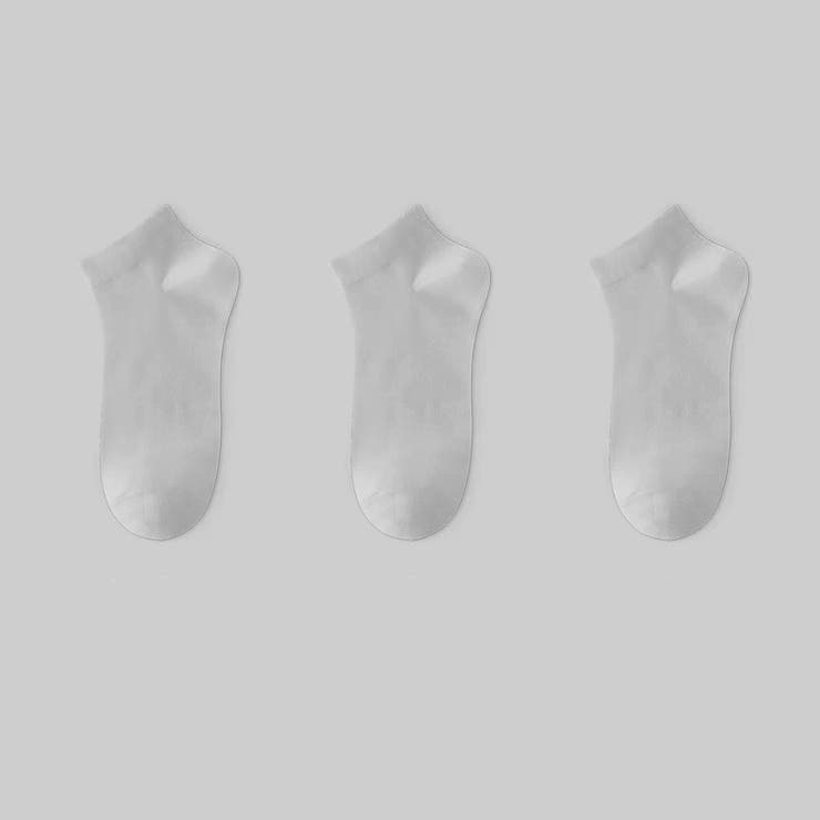 グレ－3足セット | 3足セット スニーカー 靴下 | nijibra