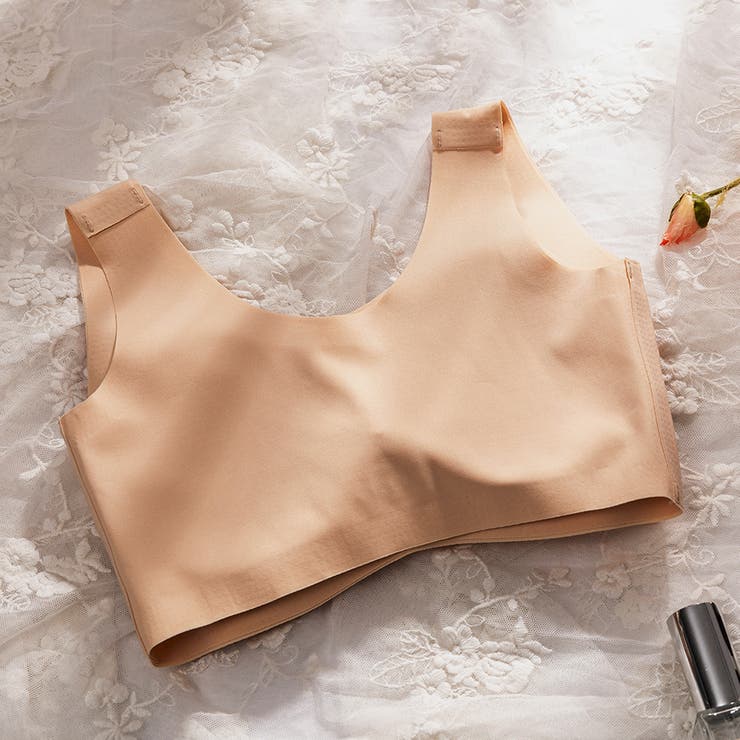 【裸の気持ち】マシュマロタッチシームレスブラ単品S M L | nijibra | 詳細画像19 