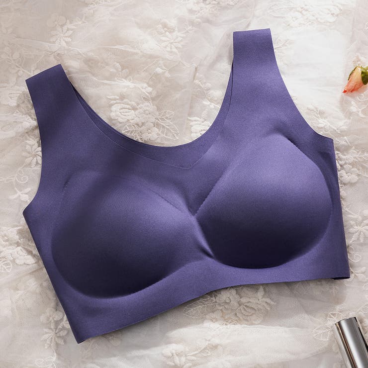 【裸の気持ち】マシュマロタッチシームレスブラ単品S M L | nijibra | 詳細画像22 