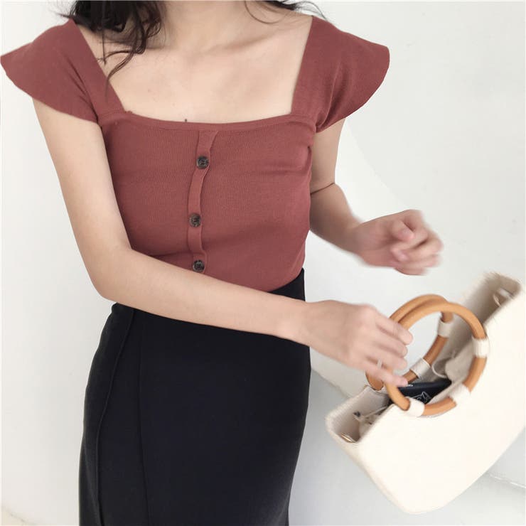 2WAYオフショルタンクトップ レディース トップス[品番