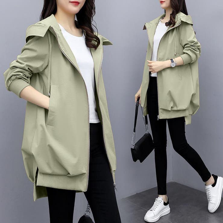 マウンテンパーカー ロング丈 チュニック丈 品番 Nelw Ninaetlina ニナエリナ のレディースファッション通販 Shoplist ショップリスト