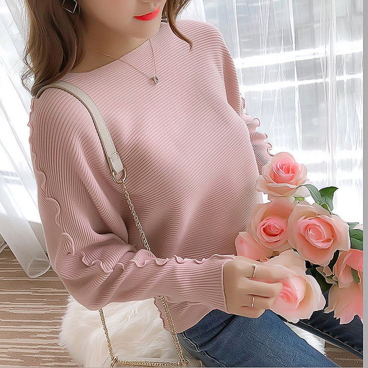 ピンク | ドルマンニットト レディース トップス | NinaetLina