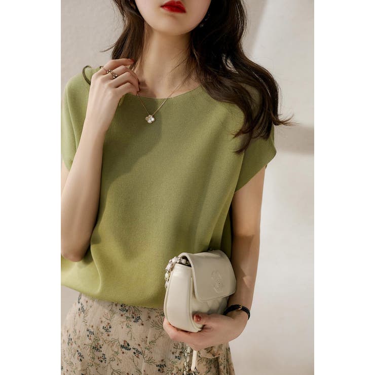 クルーネック tシャツ サマーニット | NinaetLina | 詳細画像4 