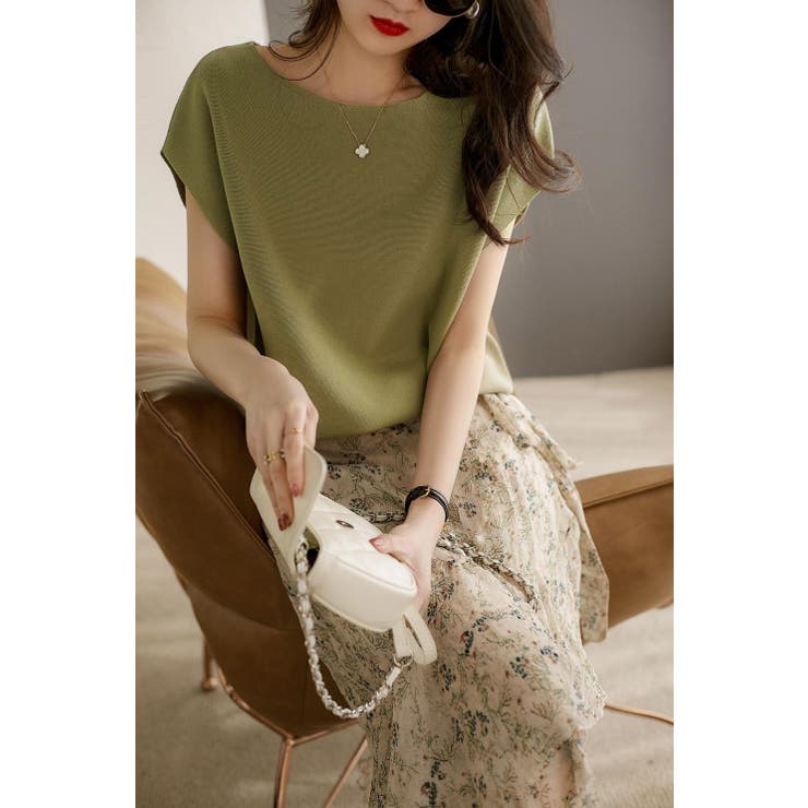 クルーネック tシャツ サマーニット | NinaetLina | 詳細画像5 