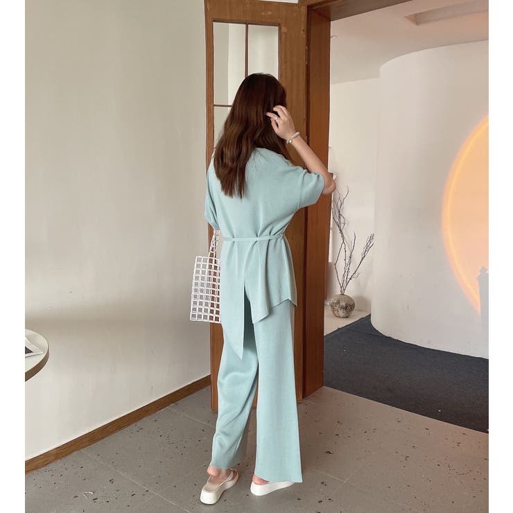 ニットソーセットアップ レディース 上下セット | NinaetLina | 詳細画像4 