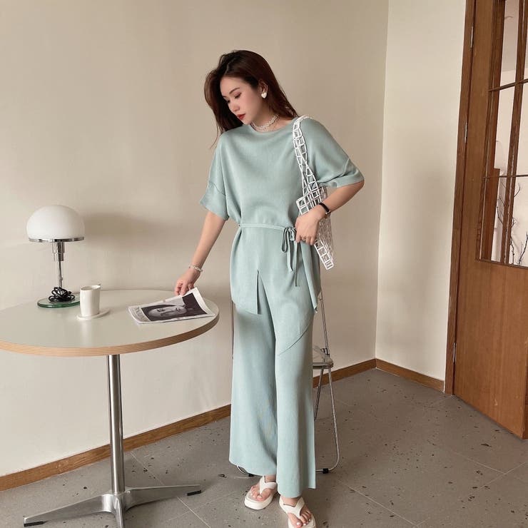 ニットソーセットアップ レディース 上下セット | NinaetLina | 詳細画像5 