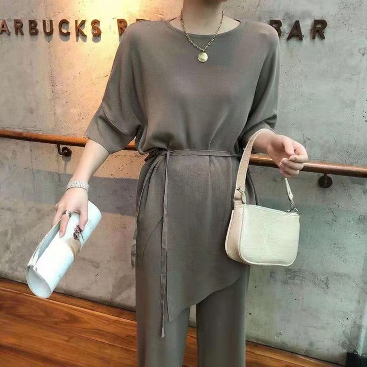 ニットソーセットアップ レディース 上下セット | NinaetLina | 詳細画像6 