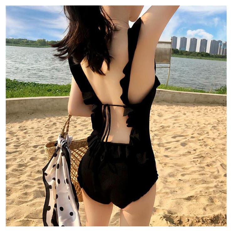 モノキニ 水着 韓国ファッション[品番：NELW0001141