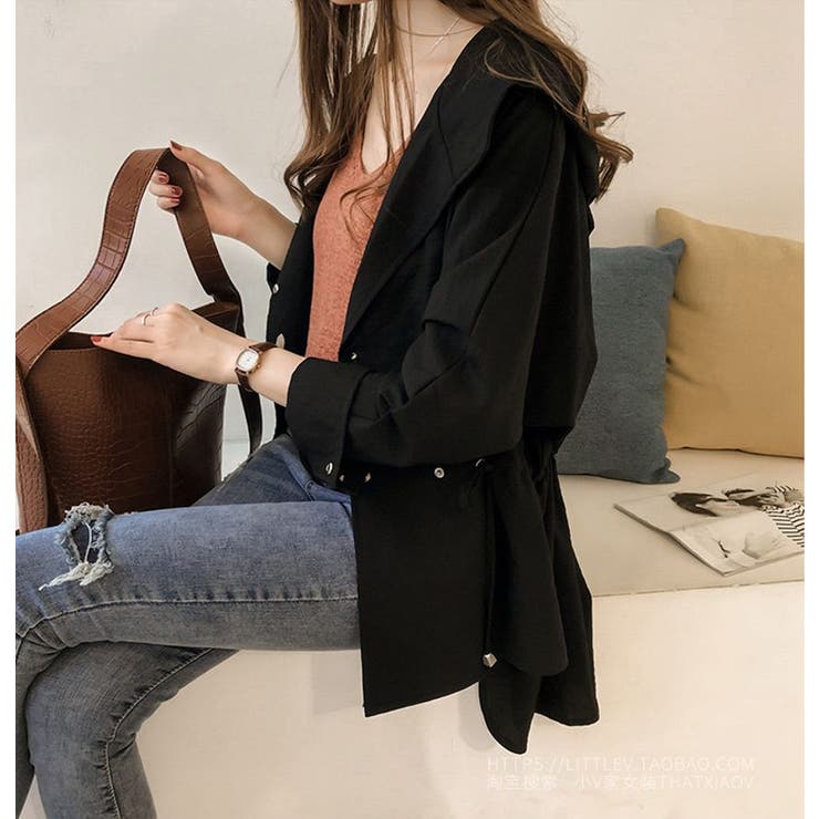 ブラック | シャーリングパーカー レディース 軽アウター | NinaetLina