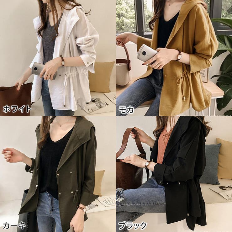 シャーリングパーカー レディース 軽アウター | NinaetLina | 詳細画像2 