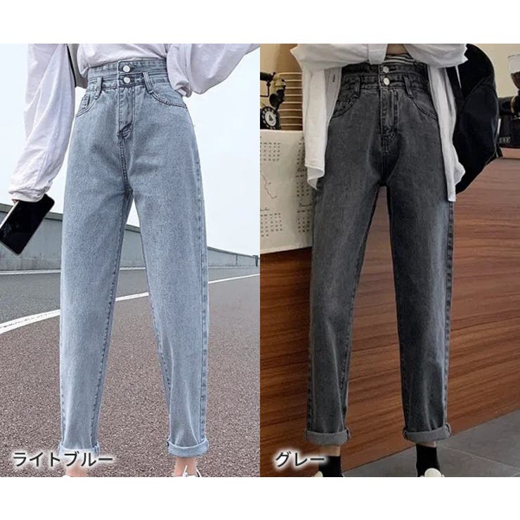 テーパードデニムパンツ レディース デニム | NinaetLina | 詳細画像2 