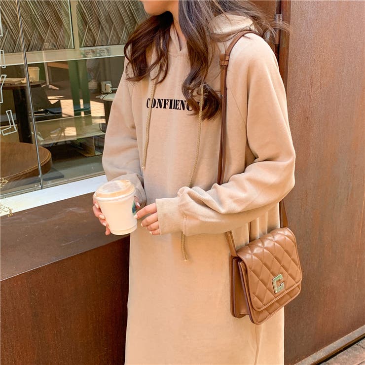 裏起毛パーカーワンピース レディース ワンピース | NinaetLina | 詳細画像3 