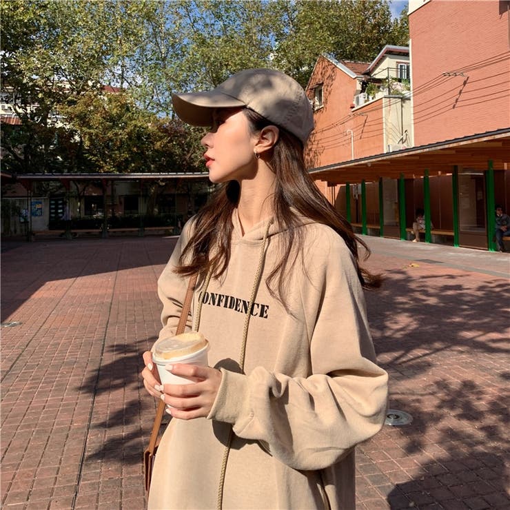 裏起毛パーカーワンピース レディース ワンピース | NinaetLina | 詳細画像5 