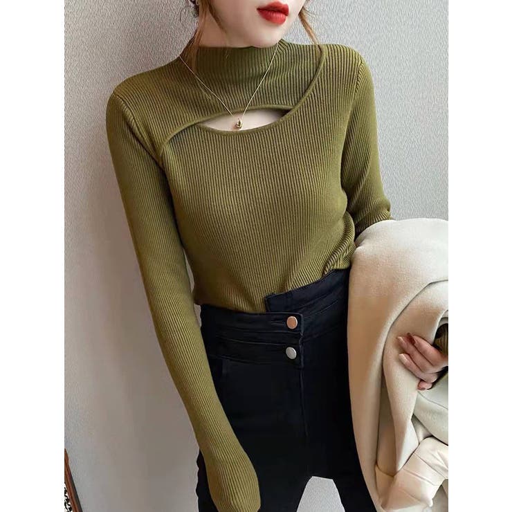 リブニットソー レディース トップス | NinaetLina | 詳細画像3 