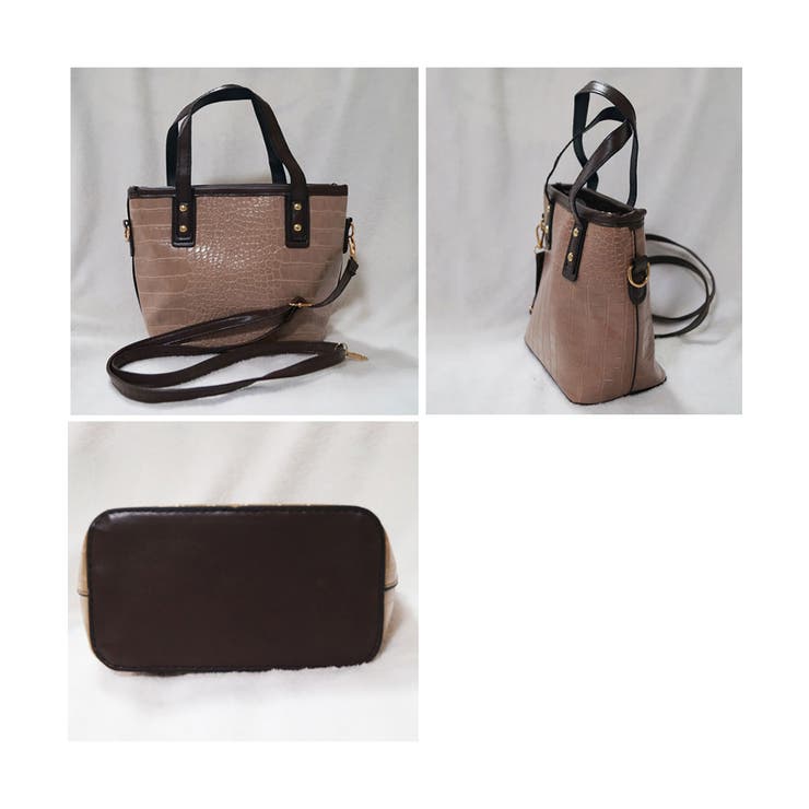 バケツバッグ PUレザー ハンドバッグ | NinaetLina | 詳細画像3 