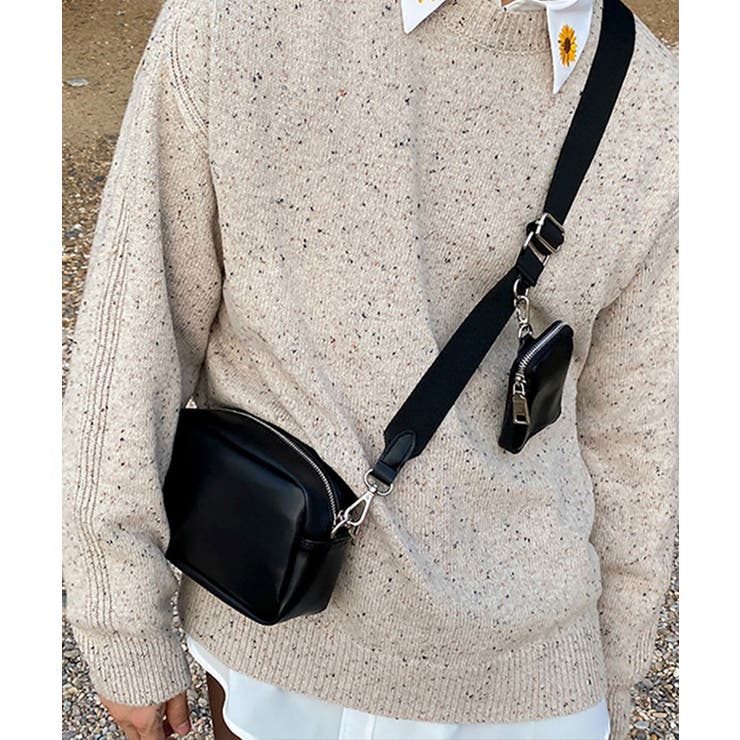 ポーチ付きショルダーバッグ ポシェット レディース | NinaetLina | 詳細画像4 