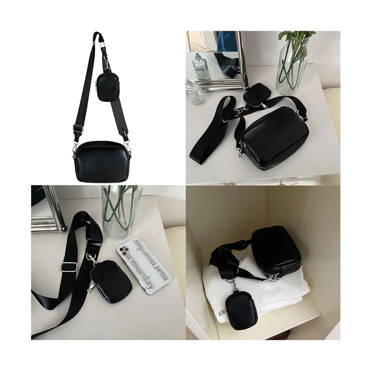 ポーチ付きショルダーバッグ ポシェット レディース | NinaetLina | 詳細画像6 