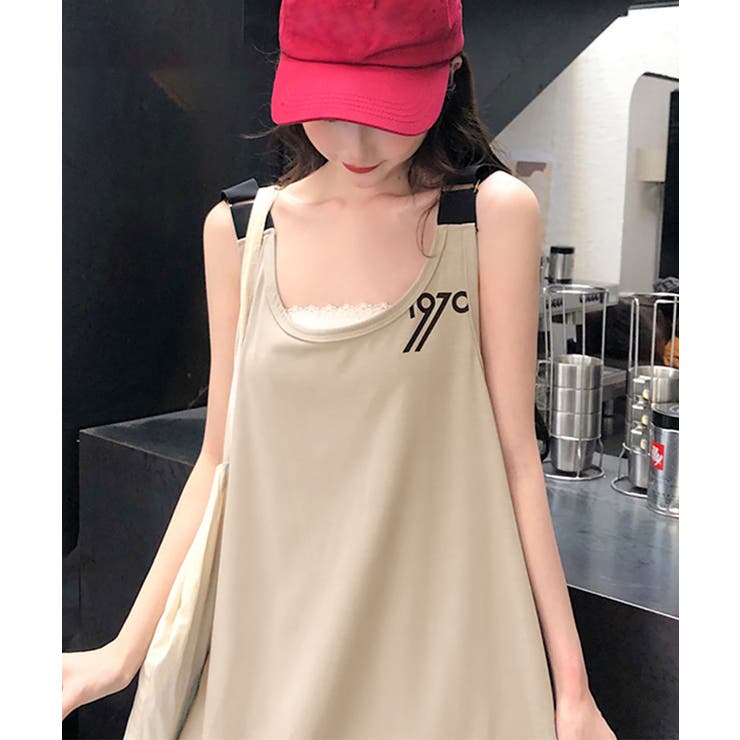 キャミワンピース ジャンパースカート 夏 | NinaetLina | 詳細画像5 