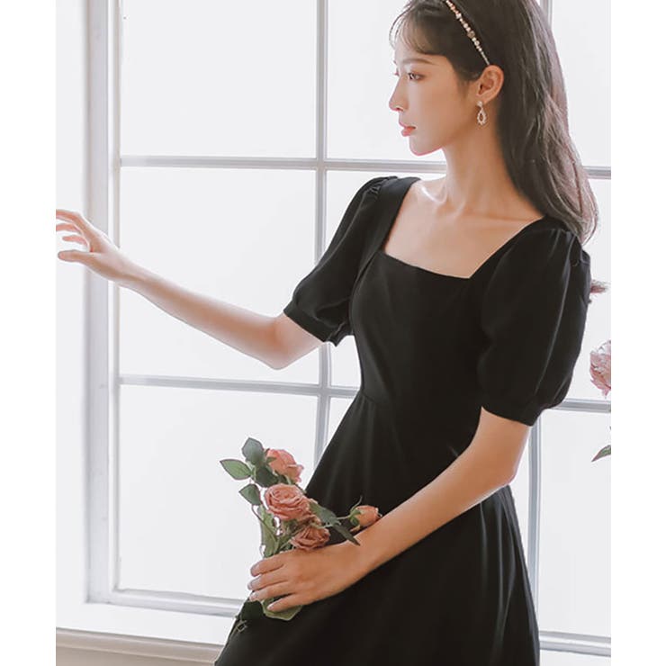 ロングワンピース Aライン 半袖 | NinaetLina | 詳細画像4 