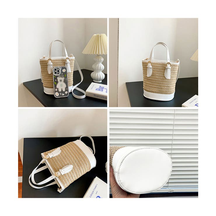 極美品 ルナイン NINA TWIST SMALLビジュー かごバッグ スタッズ