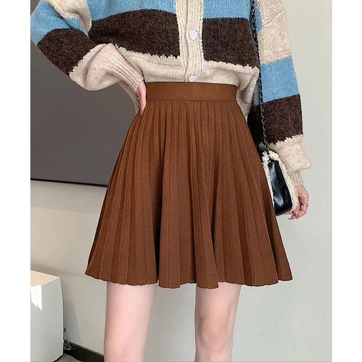 [GLOWNY]NAOMI BELT MINI スカート★新作・25SS★韓国★関税込み プリーツスカート 編み レディース 韓国[品番：NELW0001760