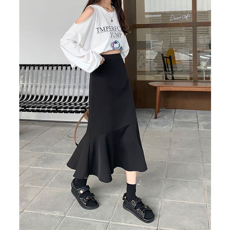 マーメイドスカート スリット 韓国風 | NinaetLina | 詳細画像2 