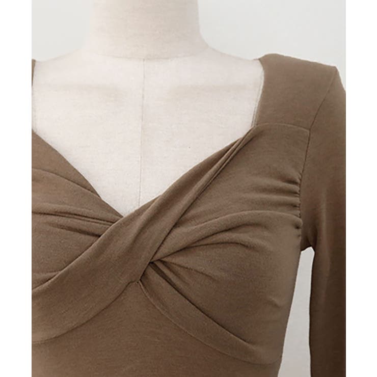 Vネック カットソー 着やせ | NinaetLina | 詳細画像5 