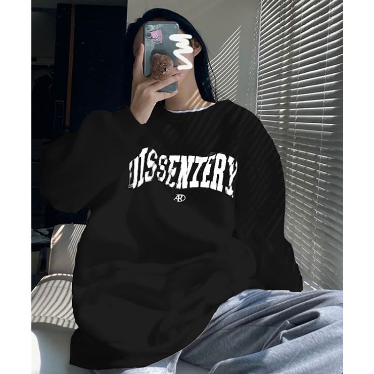 ブラック | トレーナー スウェット レディース韓国風 | NinaetLina