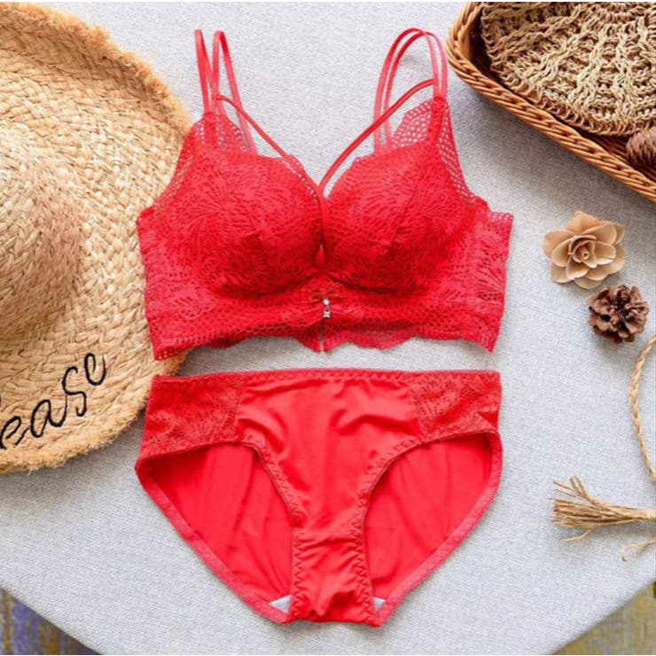 上下セット 大人可愛い クロスストリング[品番：NELW0001387