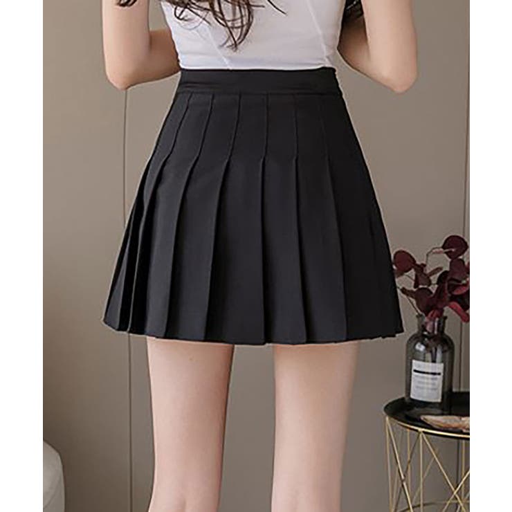 プリーツミニスカート インナーパンツ付き レディース | NinaetLina | 詳細画像3 