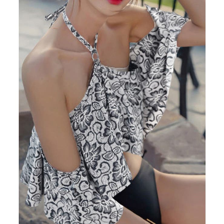 ブラック | ホルターネック ビキニ レディース | NinaetLina