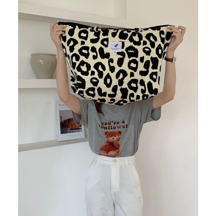 ヒョウ柄トートバック トレンド 韓国 | NinaetLina | 詳細画像4 