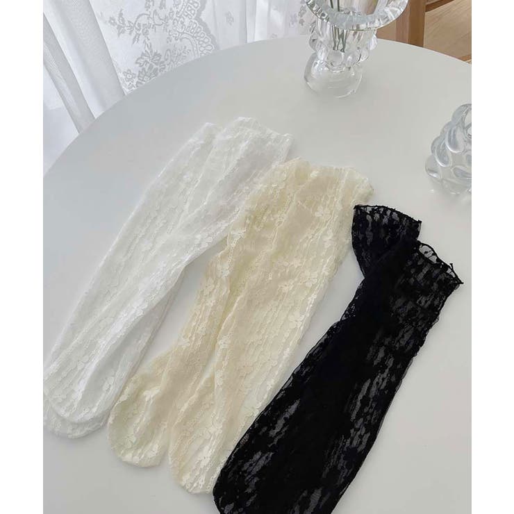 シースルーソックス 花柄レース 女性用 | NinaetLina | 詳細画像2 