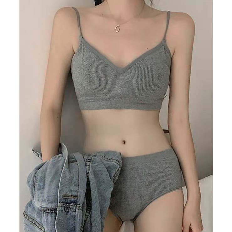 リブ素材 ブラショーツ 2点セット | NinaetLina | 詳細画像3 