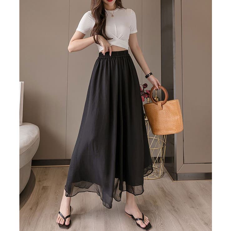 シフォンガウチョパンツ レディース ボトムス | NinaetLina | 詳細画像4 