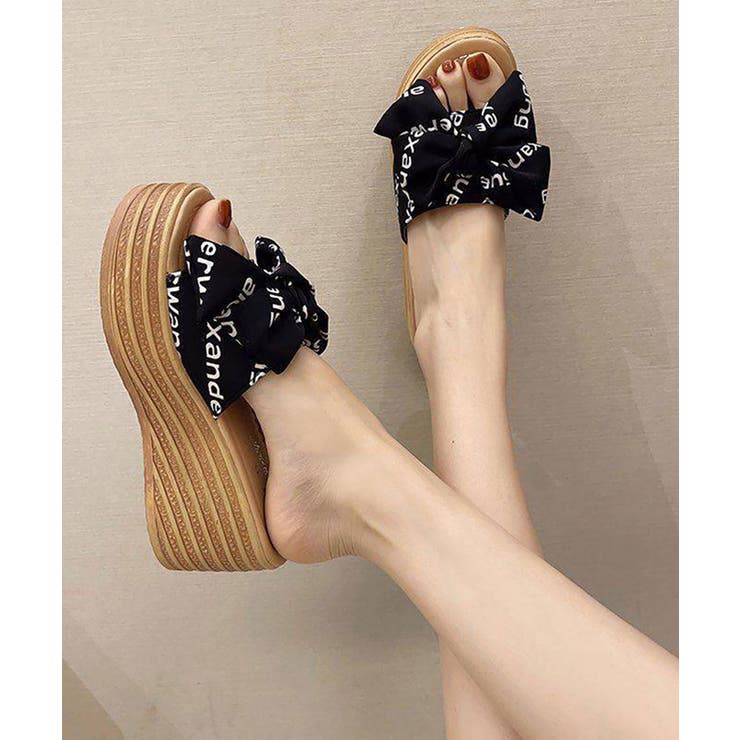 厚底サンダル ウエッジソール 韓国風 | NinaetLina | 詳細画像3 