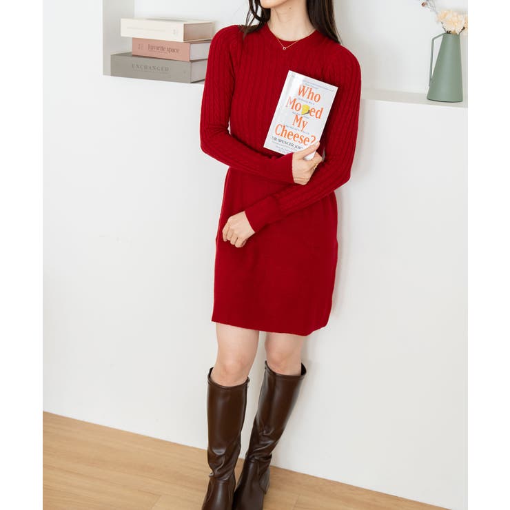 ニットワンピース レディース トップス[品番:NELW0001923 ニットワンピース レディース トップス[品番:NELW0001923