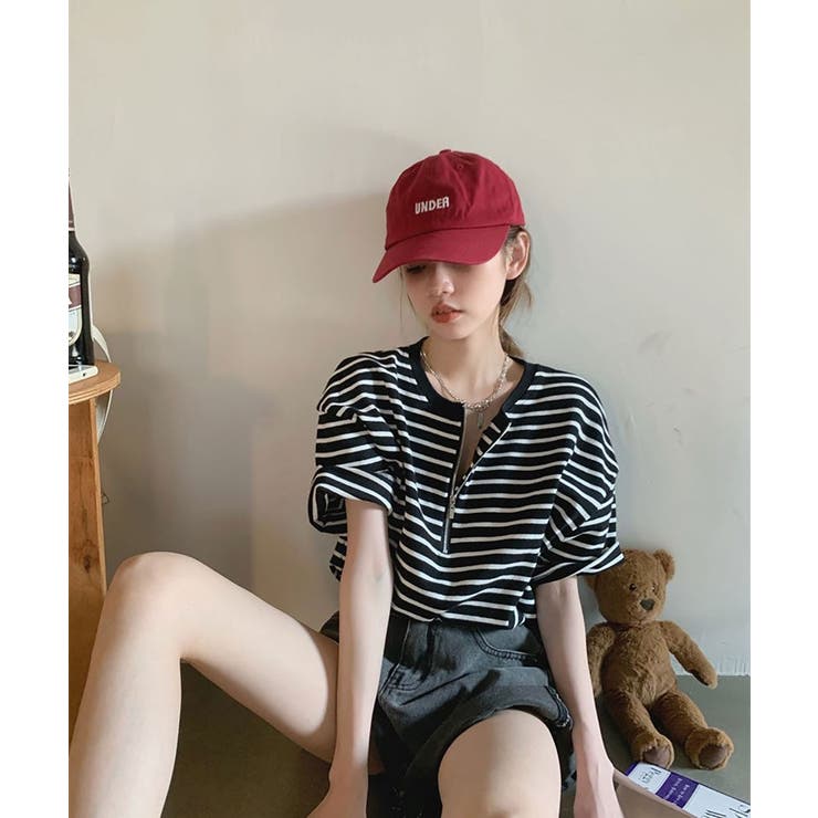 ボーダー柄tシャツ | NinaetLina | 詳細画像2 