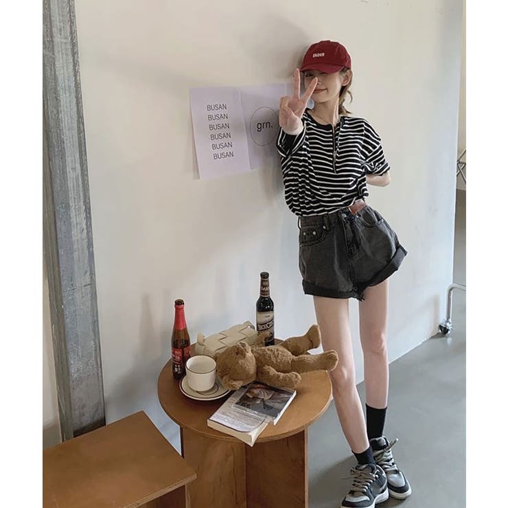 ボーダー柄tシャツ | NinaetLina | 詳細画像3 