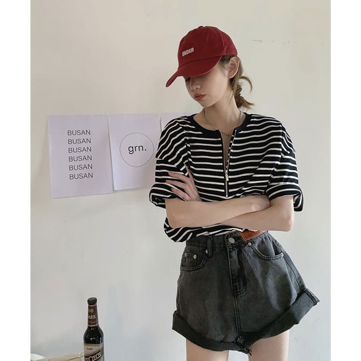 ボーダー柄tシャツ | NinaetLina | 詳細画像8 