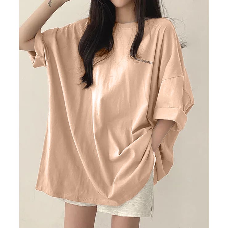 ビックシルエットTシャツ ゆったり 体型カバー 半袖 レディース    | NinaetLina | 詳細画像4 