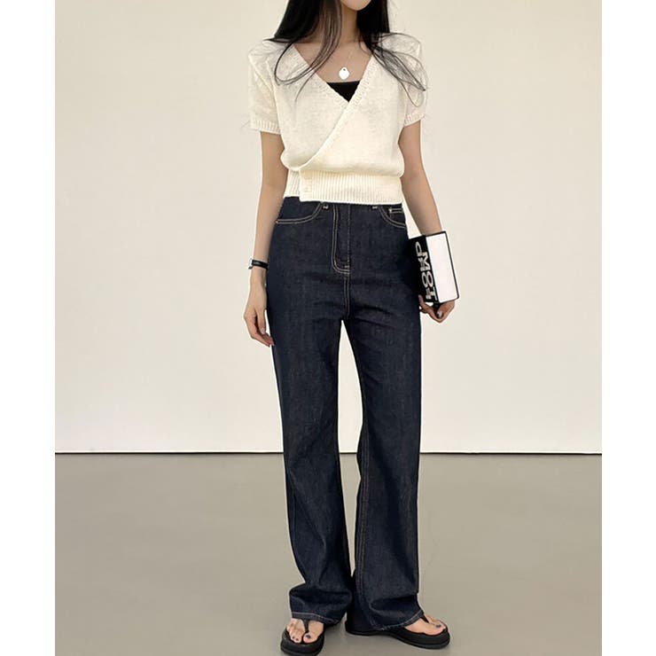 カシュクールトップス レディース 半袖 夏  | NinaetLina | 詳細画像12 