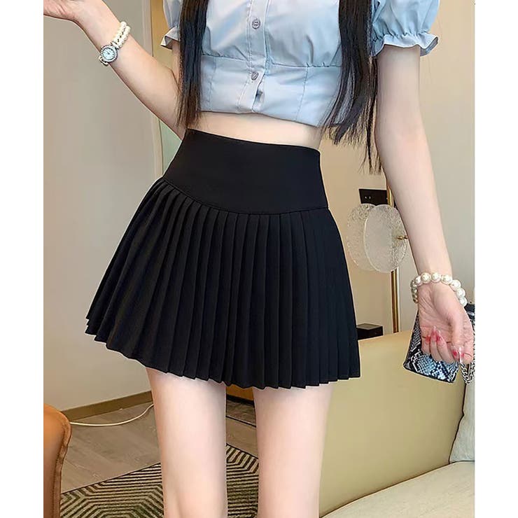 プリーツミニスカート レディース スカート プリーツ    | NinaetLina | 詳細画像1 