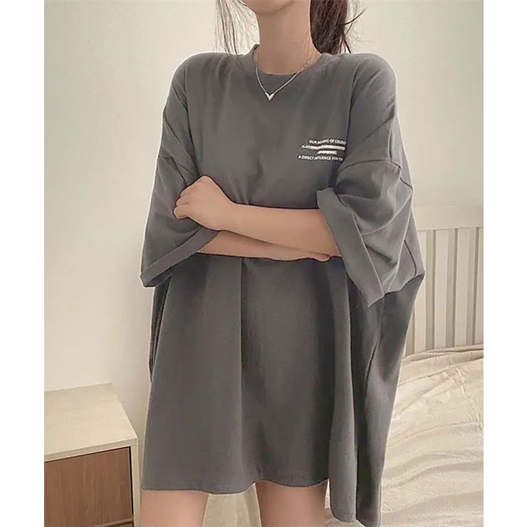 チャコール | ビックTシャツ | NinaetLina