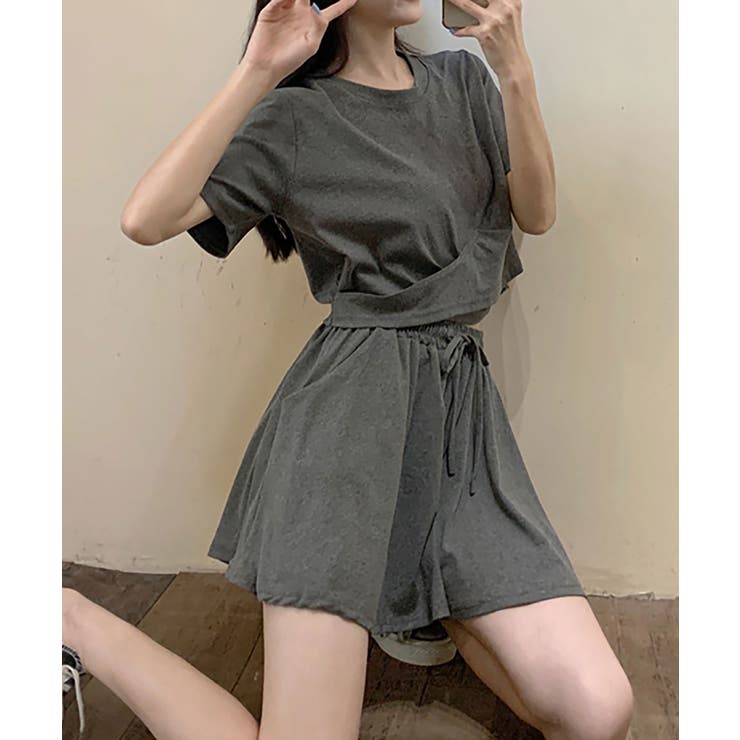 クロップド丈スエットセットアップ | NinaetLina | 詳細画像6 