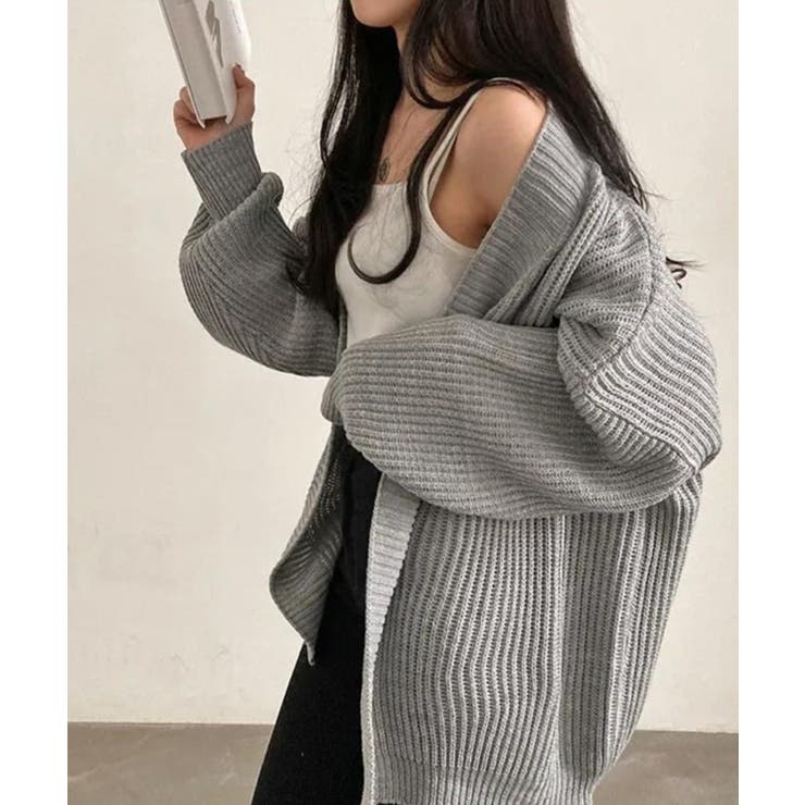 ニット カーディガン ミドルゲージ | NinaetLina | 詳細画像16 