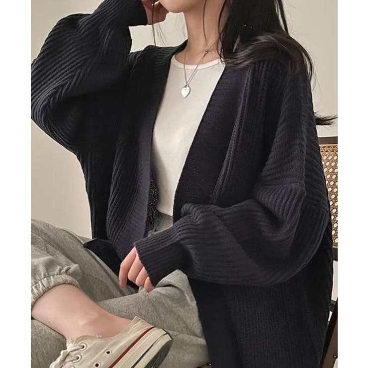 ニット カーディガン ミドルゲージ | NinaetLina | 詳細画像6 